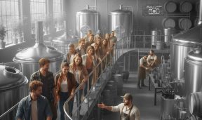 Visite guidée de la microbrasserie Le Gouel Gaélique pour découvrir le processus de fabrication à Fougères.